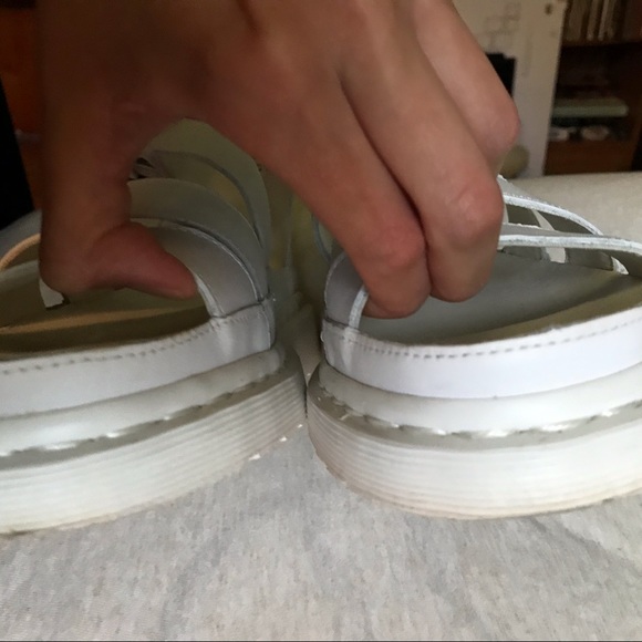 Dr Martens Clarissa White Chunky Sandal - Picture 5 of 15